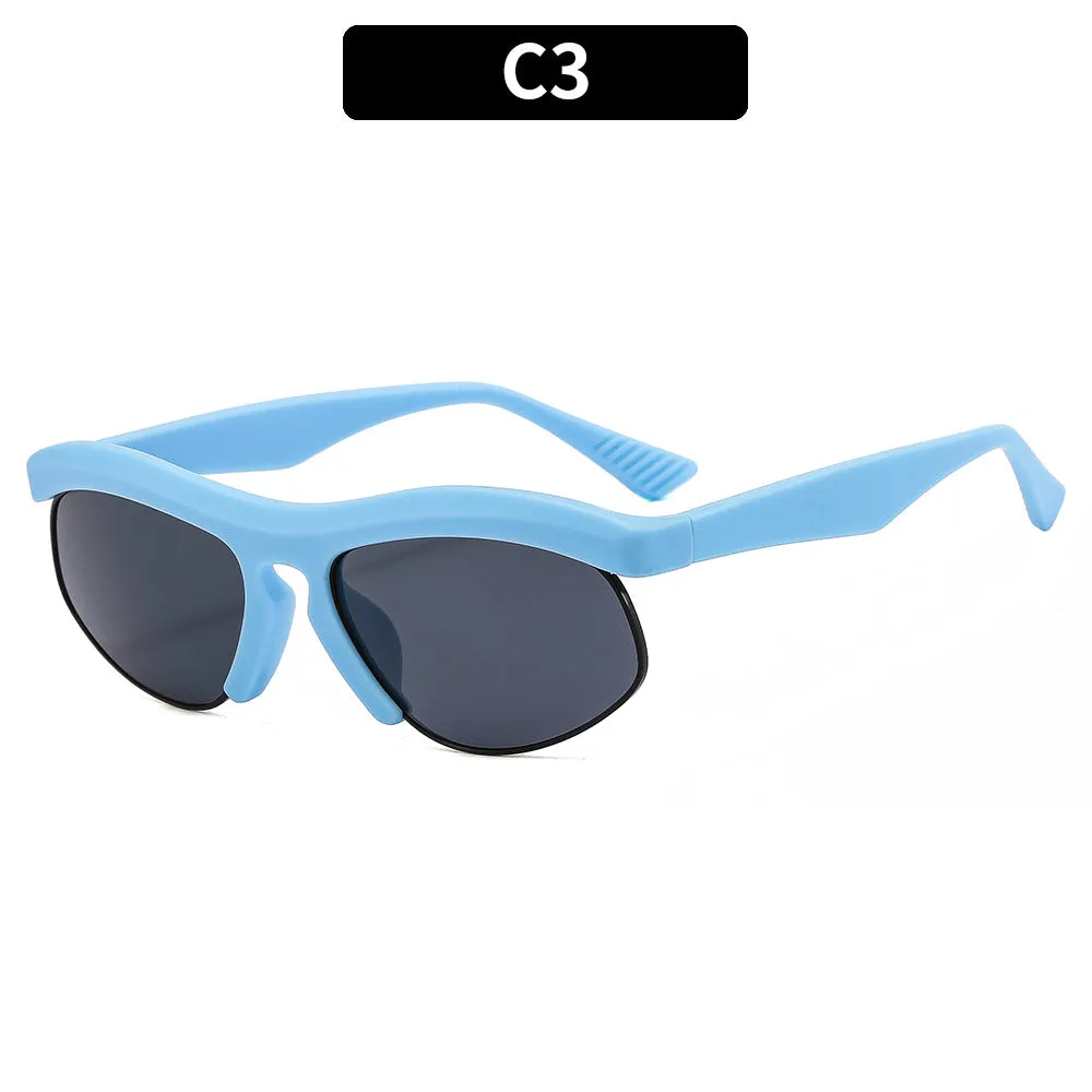 BerriesJam - 2024 Unisex Half Frame Sport Sunglasses