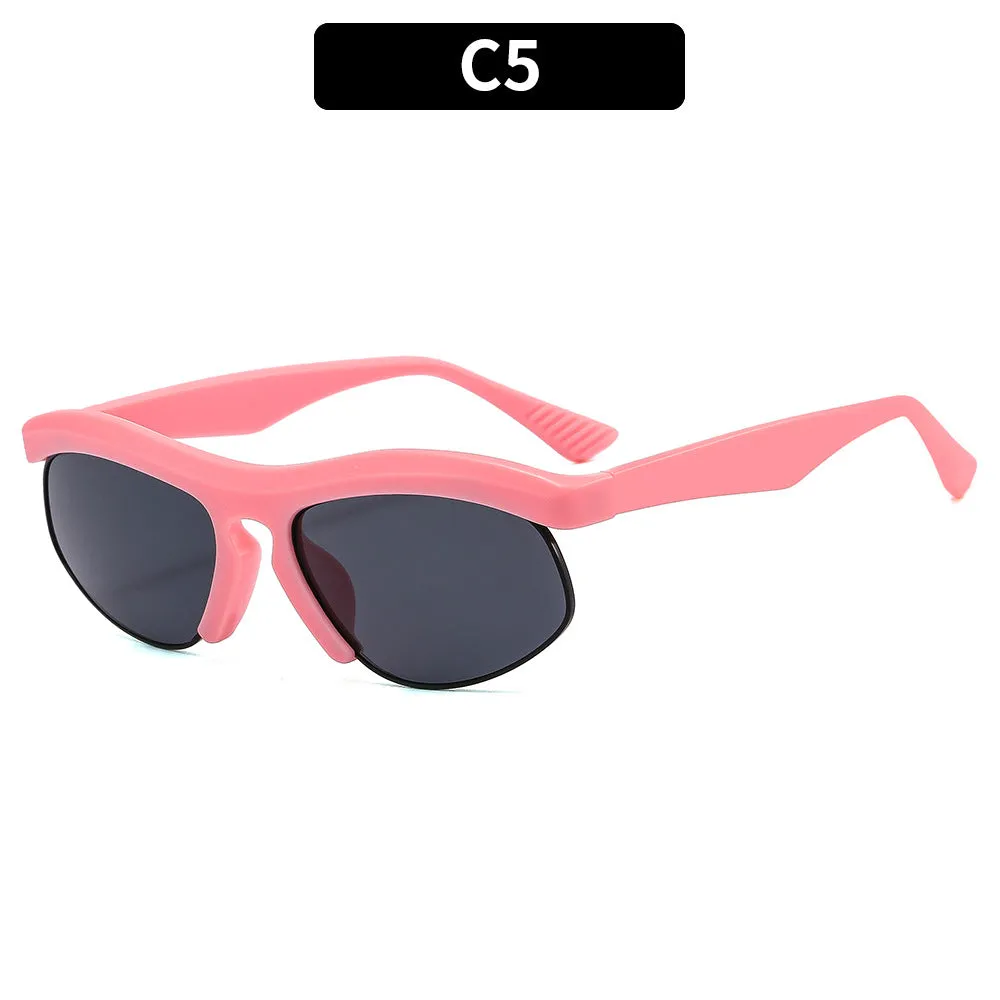 BerriesJam - 2024 Unisex Half Frame Sport Sunglasses