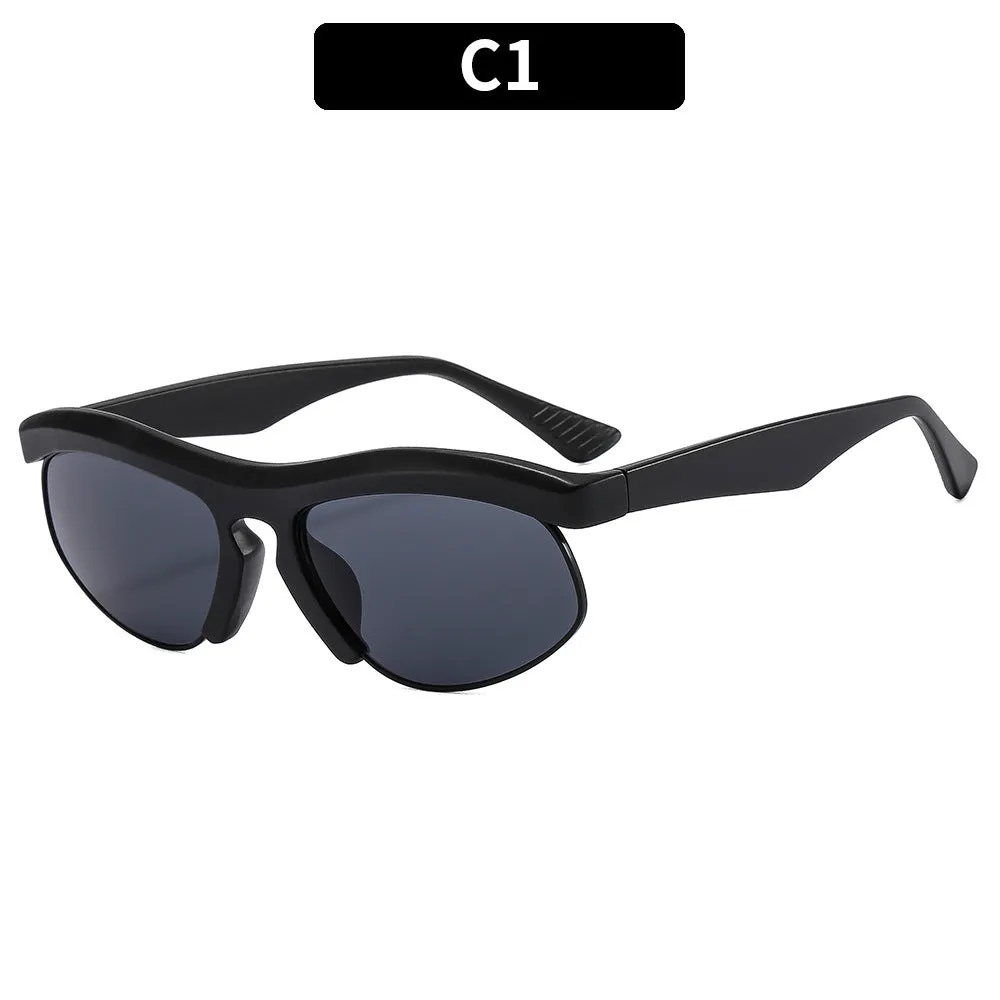 BerriesJam - 2024 Unisex Half Frame Sport Sunglasses