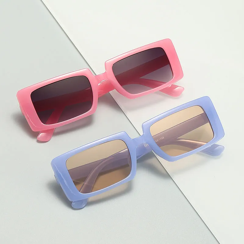 BerriesJam - 2024Reflective Personality Square Frame Sunglasses