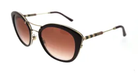 Burberry BE4251Q 340313 Bordeaux Round Sunglasses