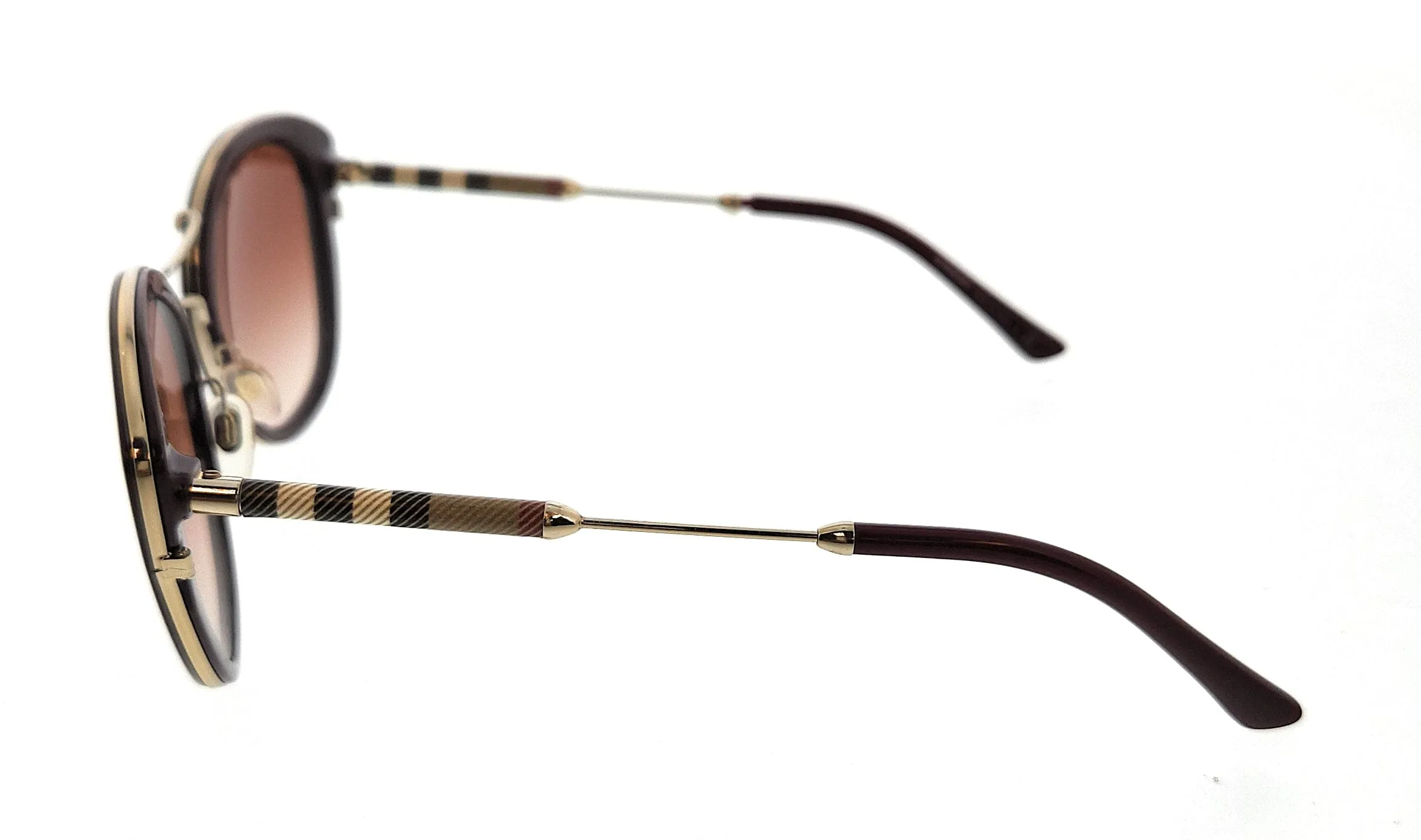 Burberry BE4251Q 340313 Bordeaux Round Sunglasses