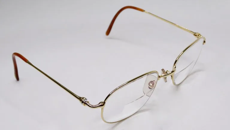 Cartier Two-Tone Oval Glasses