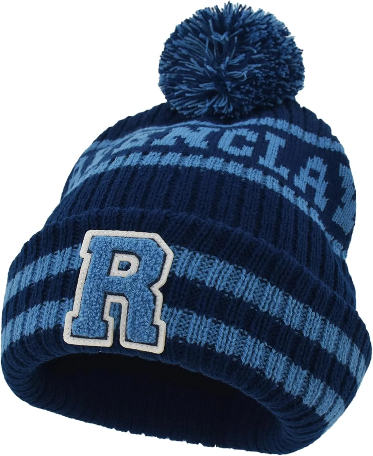 Concept One unisex-adult Harry Potter Beanie Hat and Scarf Set, Hogwarts Collegiate Winter Knit Cap With Cuff and Pom