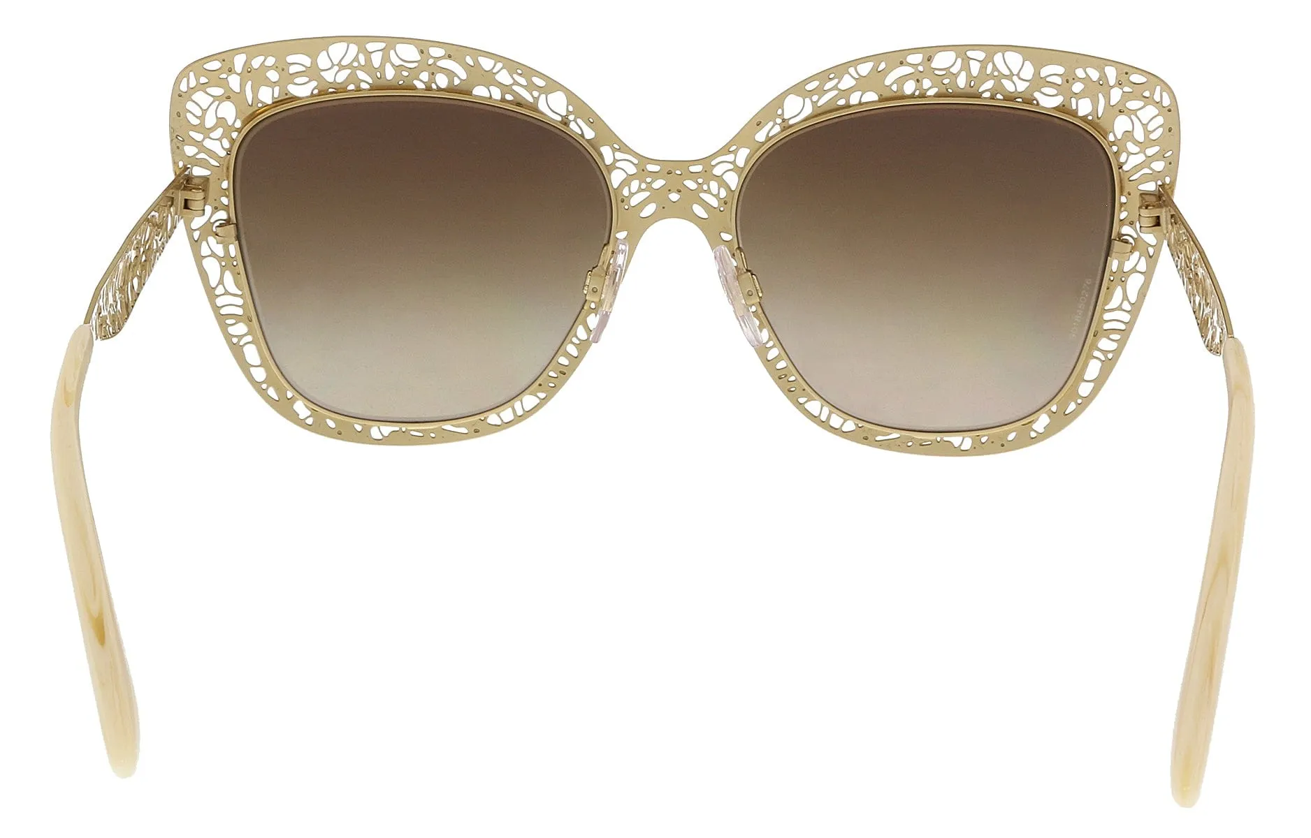 Dolce & Gabbana DG2164 4314 02/13 Gold Cat Eye Sunglasses