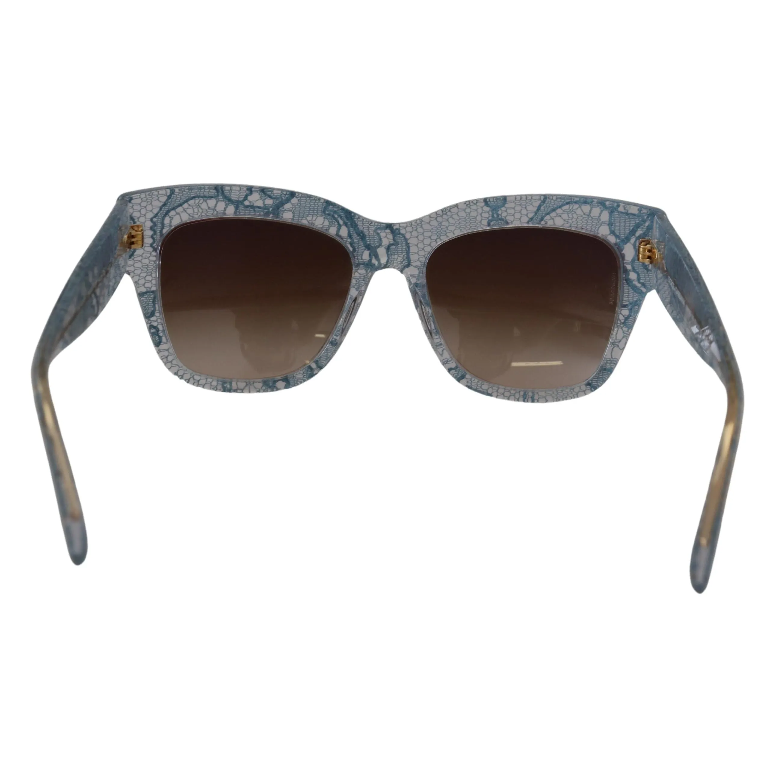Dolce & Gabbana Elegant Lace-Trimmed Gradient Sunglasses