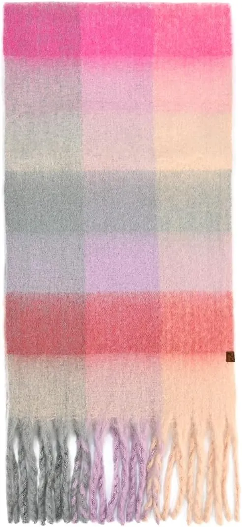 Funky Junque Luxury Cashmere Feel Winter Scarf - Soft Warm Knit Shawl - Mother's Day Gift - for Women - Multiple Patterns