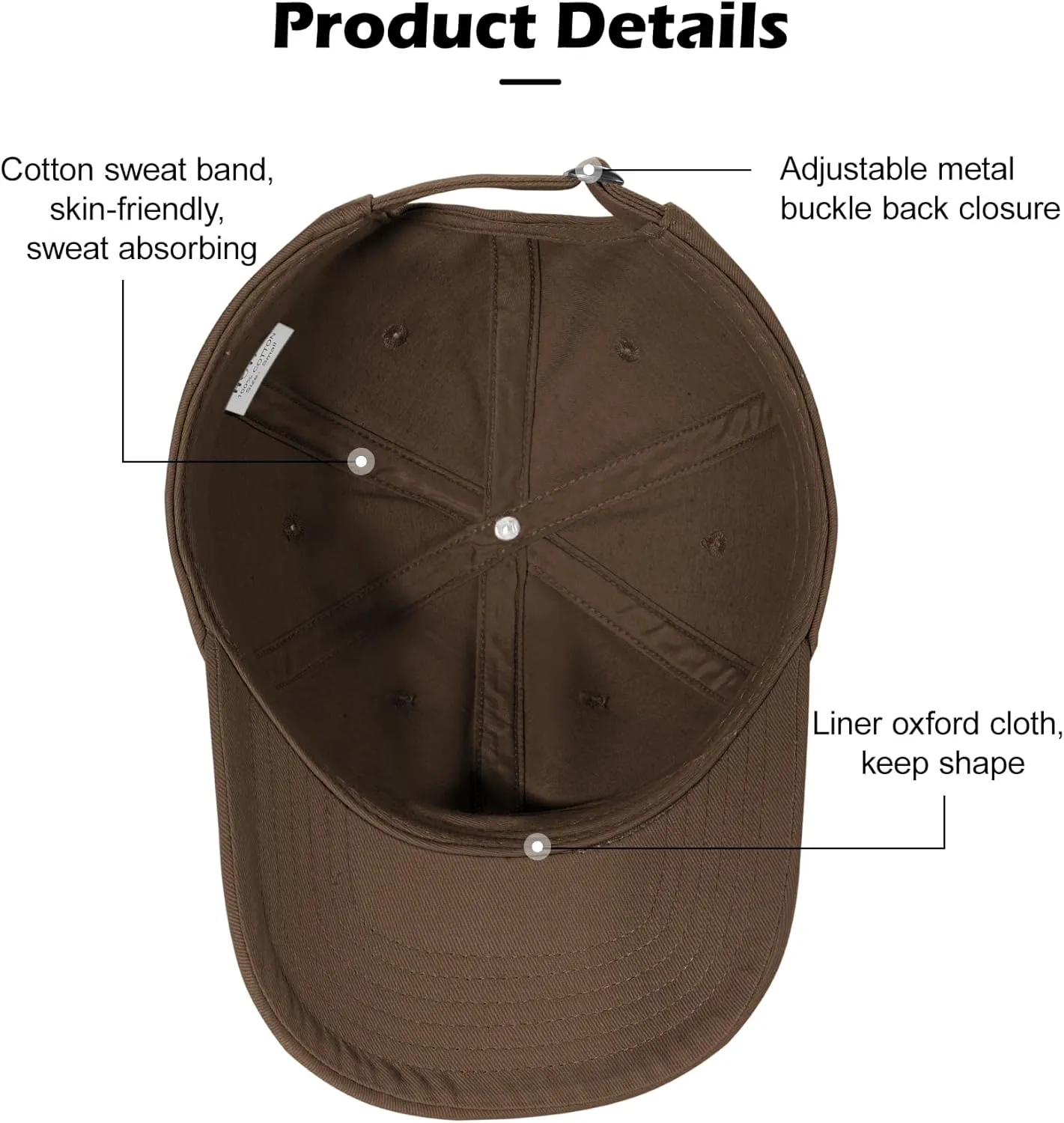 LiuSuper Hats for Small Heads Men, Petite Baseball Caps for Women, XXS Adjustable Trucker Hat Dad Hat(21.3"-22.8", 54cm-58cm)