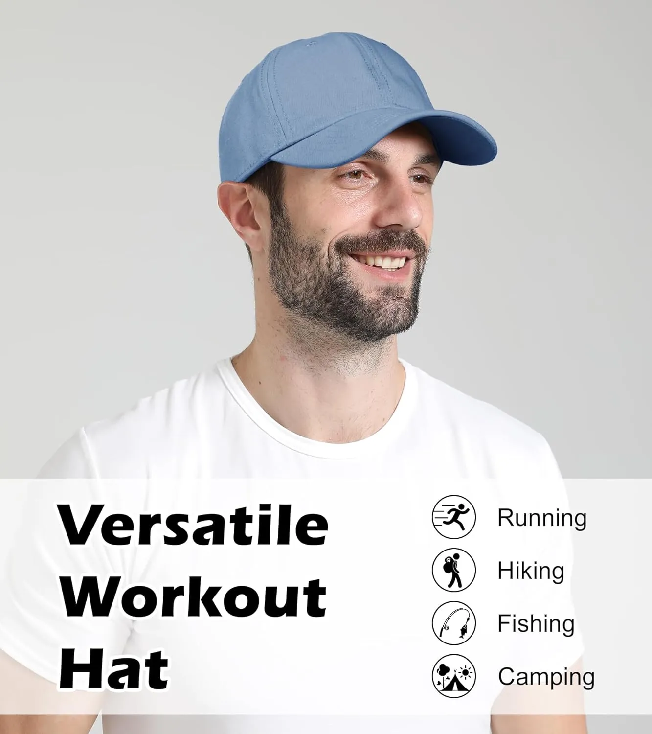 LiuSuper Hats for Small Heads Men, Petite Baseball Caps for Women, XXS Adjustable Trucker Hat Dad Hat(21.3"-22.8", 54cm-58cm)