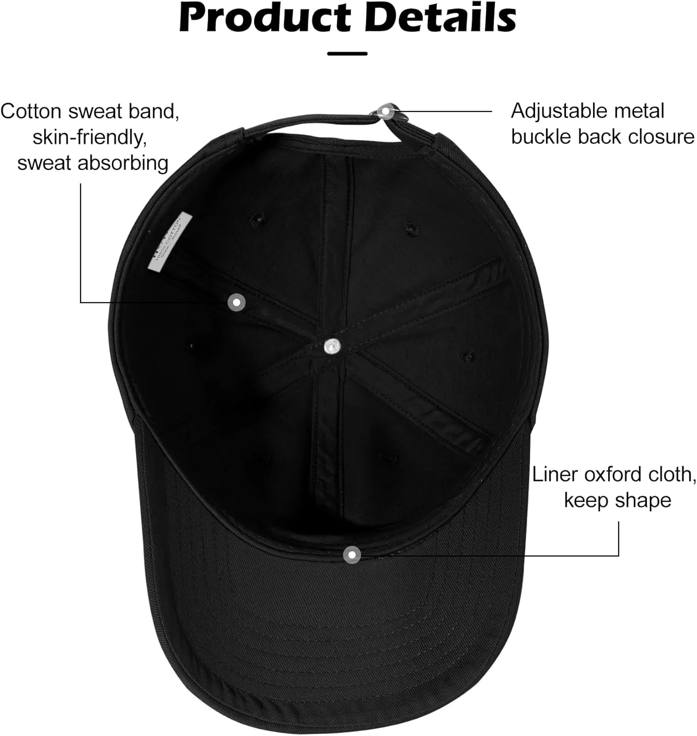 LiuSuper Hats for Small Heads Men, Petite Baseball Caps for Women, XXS Adjustable Trucker Hat Dad Hat(21.3"-22.8", 54cm-58cm)
