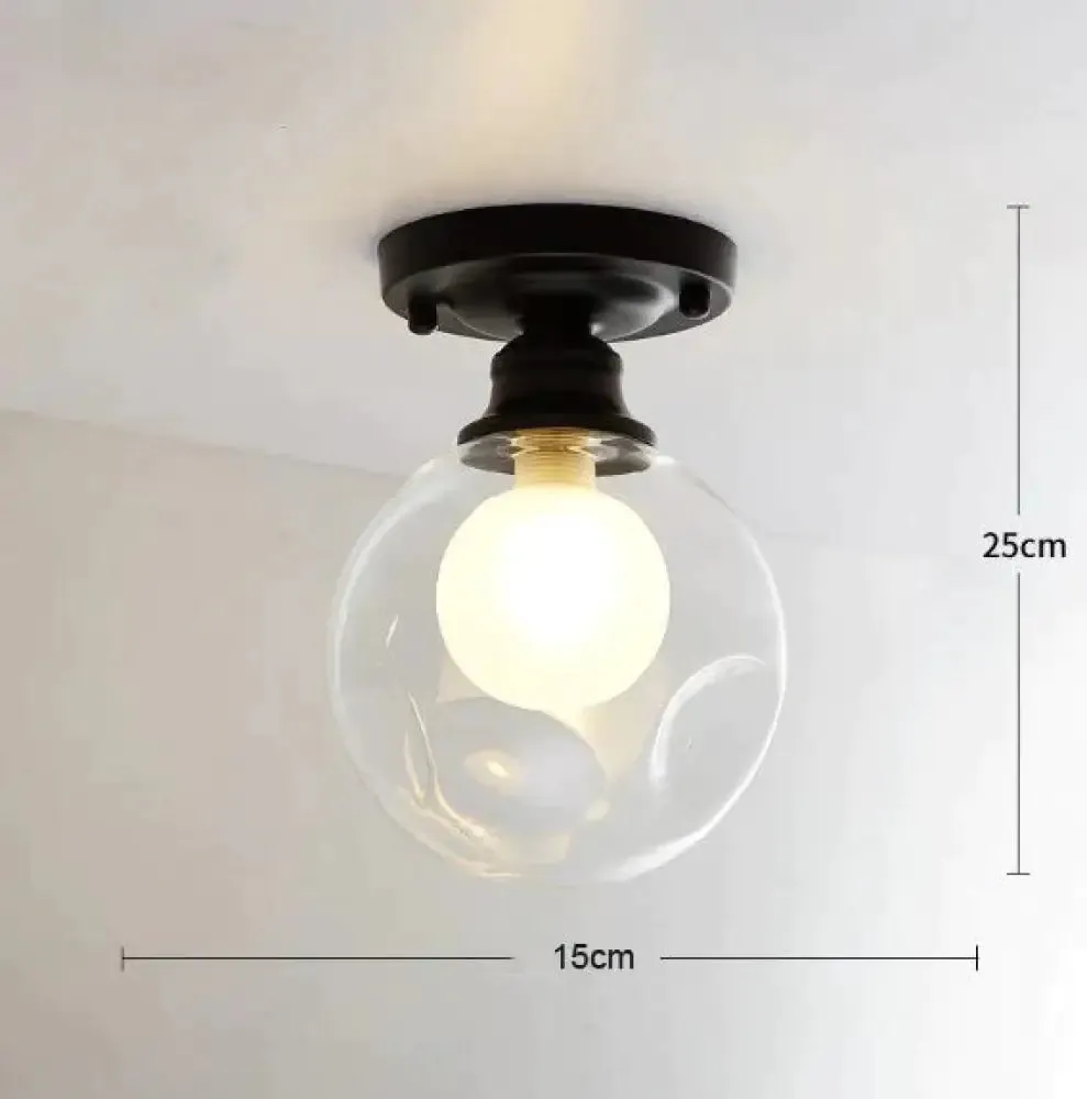 Modern Minimalist Glass Bulb Lamp Ceiling Lamp