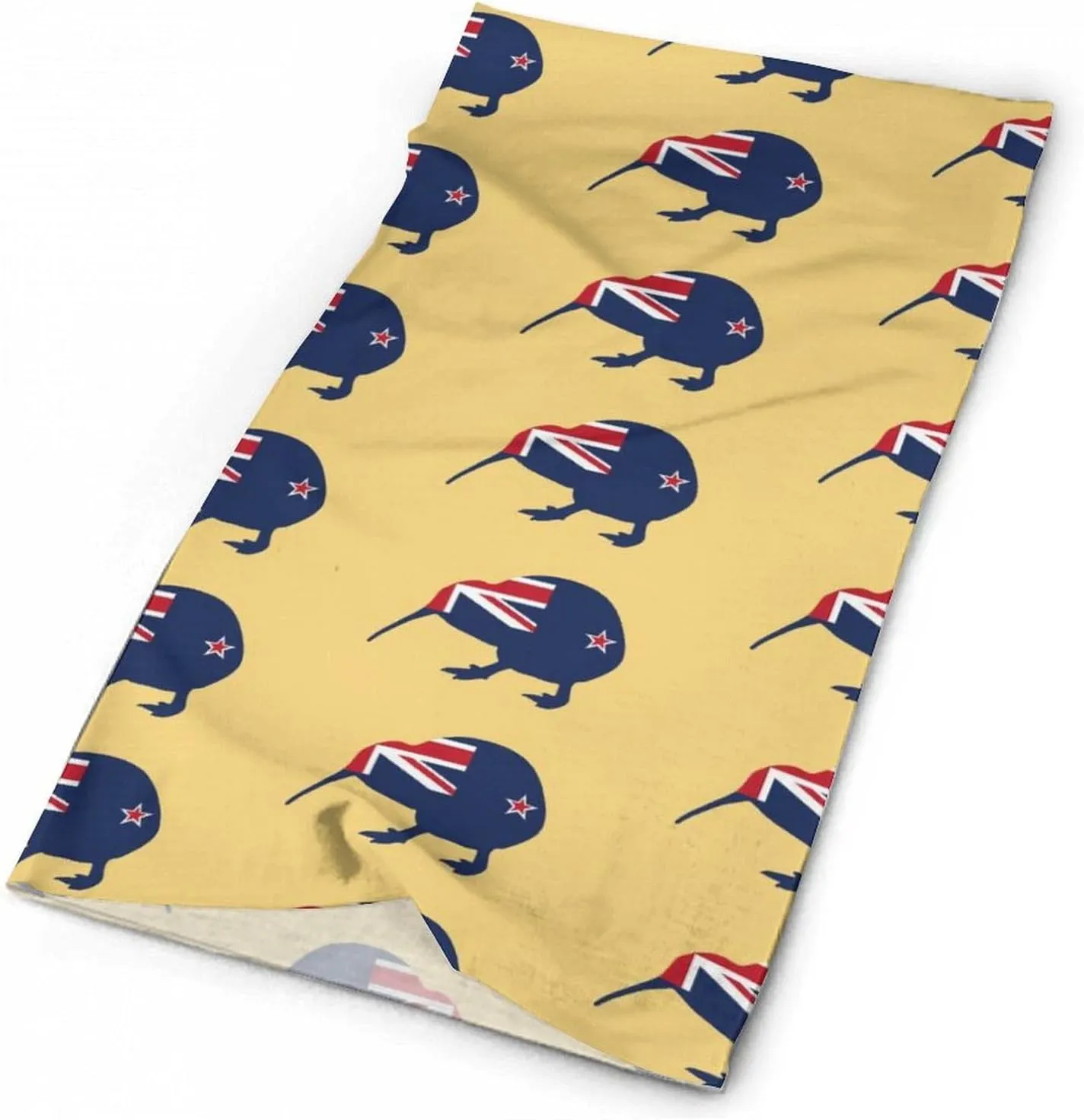 New Zealand Kiwi Birds Bandanas for Men Turban Seamless Neck Gaiter Windproof Face Mask Cover Cold Weather Scarf
