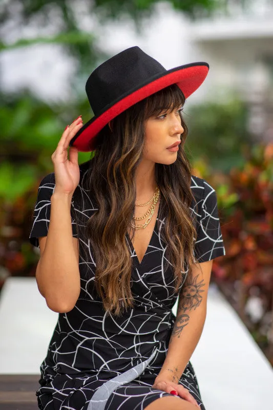 Scala Dillane Women's Fedora with Underbrim Accent