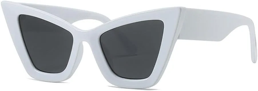 Vintage Cat Eye Sunglasses for Men Women Fashion Colourful Shades Eyewear Female Popular Sun Glasses UV400