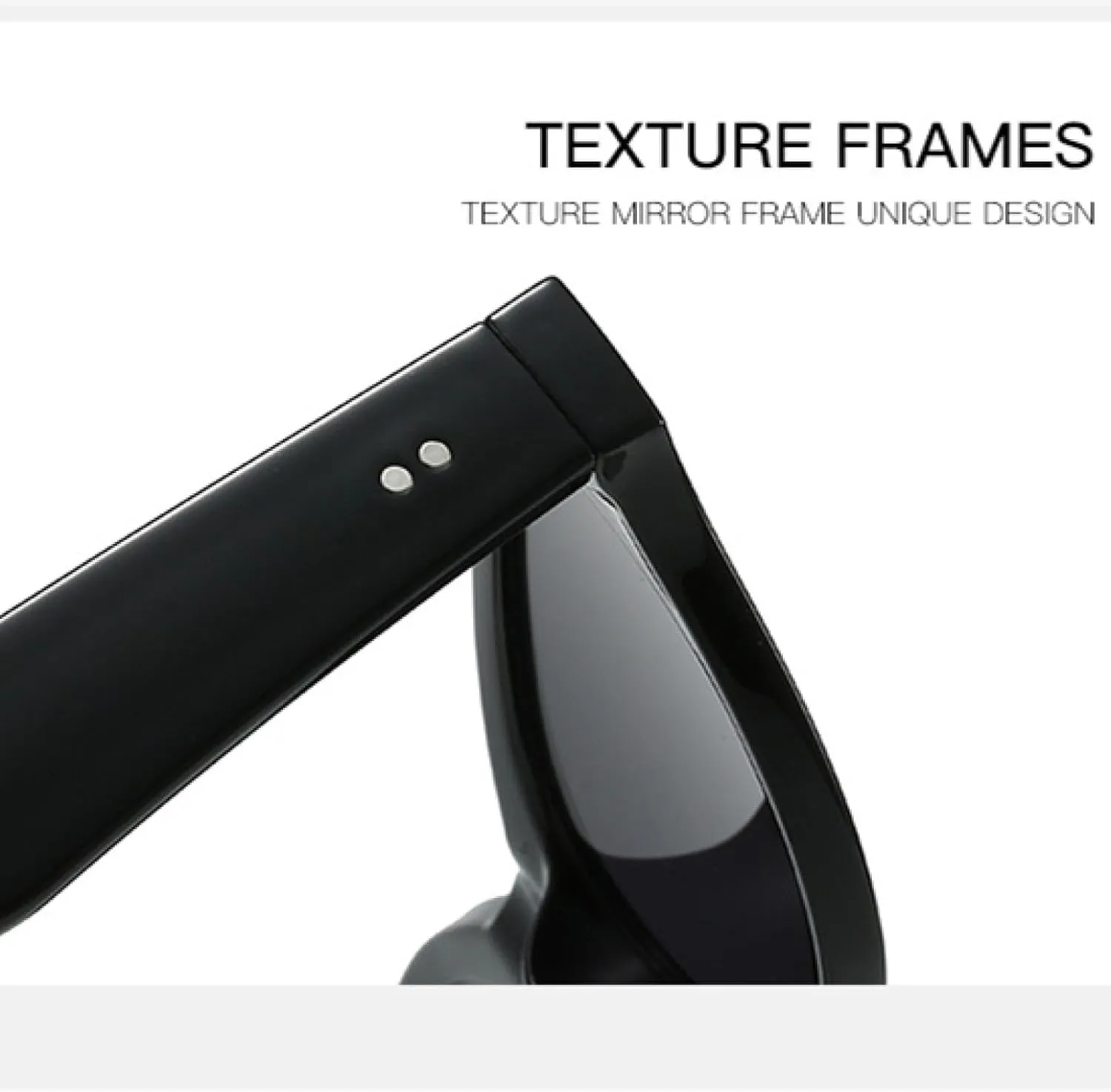 Vintage Cat Eye Sunglasses Women for Men Popular Luxury Sun Glasses Trend Punk Rivet Eyeglasses Uv400