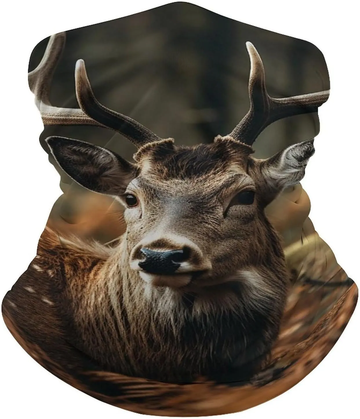 Wild Deer Neck Gaiter UV Sun Protection Balaclava Breathable Ski Face Mask for Men Women Versatile Cover Scarf Bandana Head Wrap