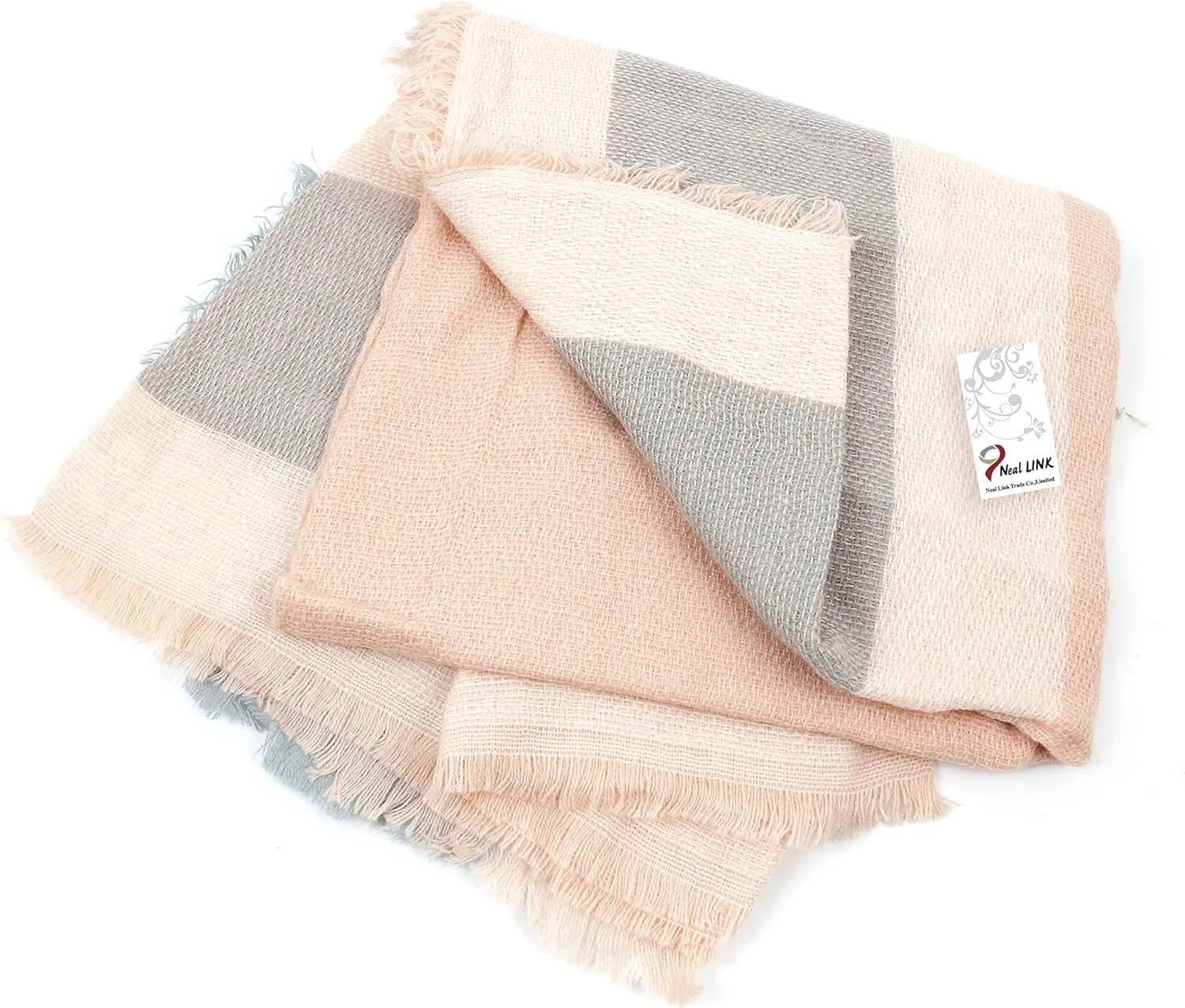 Women's Plaid Scarf Blanket Wrap Oversized Chunky Scarves Tartan Shawls